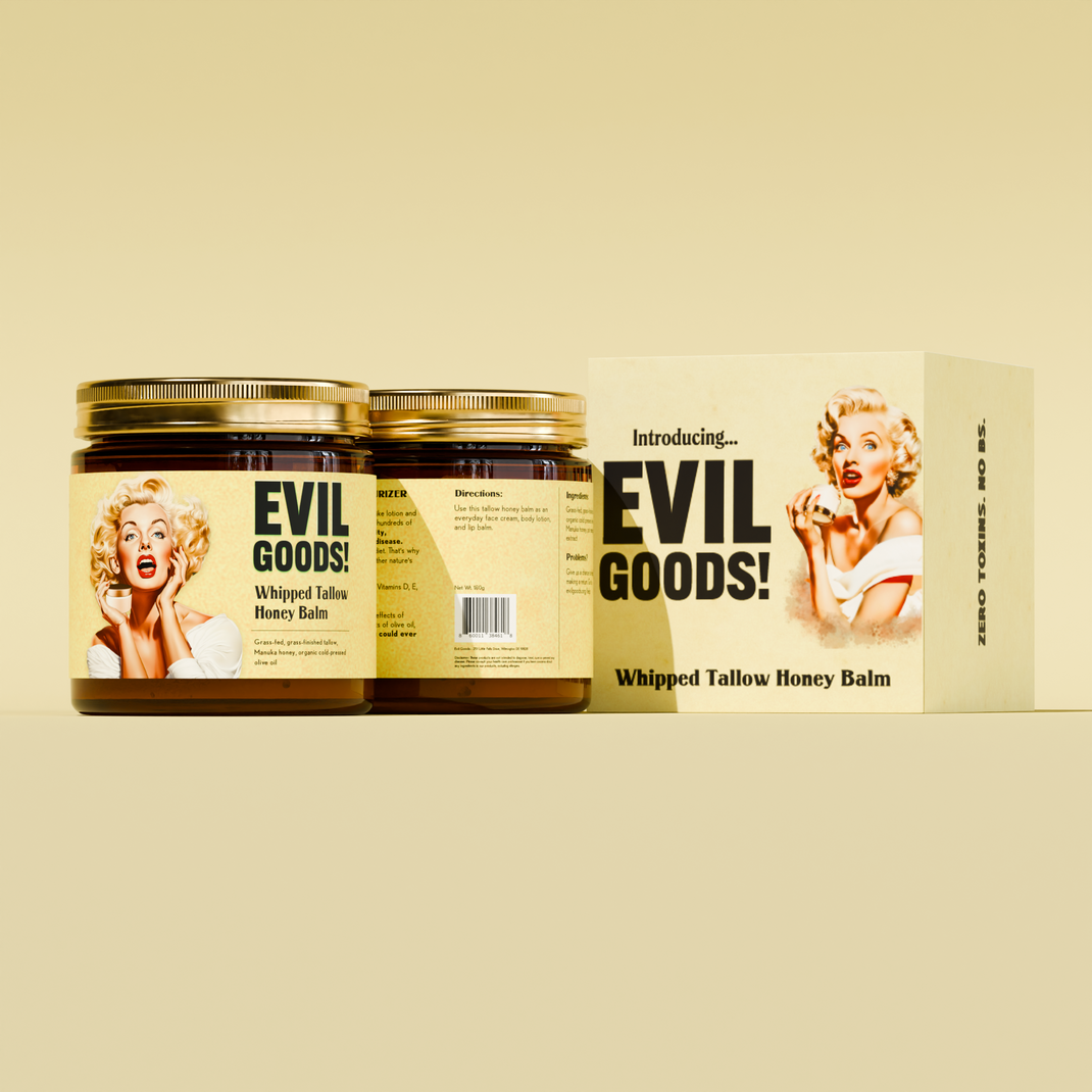 EVILGOODS Bálsamo de Sebo de Vacuno y Miel de Manuka